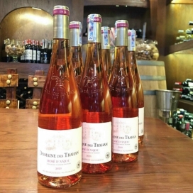 Rượu Vang Domaine Des Trahan Rose dAnjou nhập khẩu Pháp ( 750ml / chai )