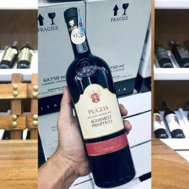 Rượu vang Puglia Aglianico Primitivo nhập khẩu Ý ( 750ml / chai )