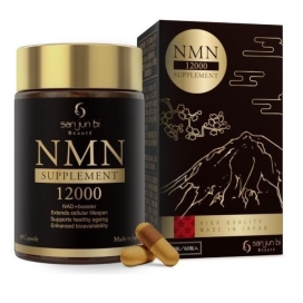 Viên uống Sanjunbi NMN Supplement 12000- đảo ngược lão hóa da - Hộp 60 viên Nhập khẩu Nhật Bản
