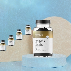 Viên Uống Omega 3 D3 + K2 Ostrovit Ba Lan Giúp Bảo Vệ Xương Khớp Và Não Bộ - Giao Hàng Nhanh Chóng