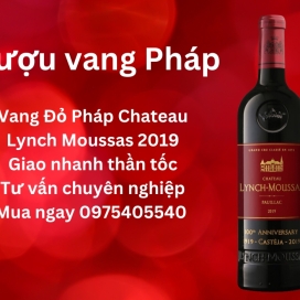 Vang Đỏ Pháp Chateau Lynch Moussas 2019 - Deal sốc - Khuyến mãi lớn
