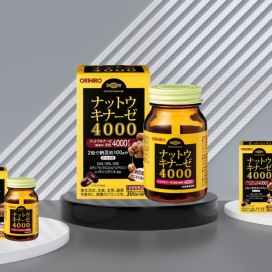 Viên Uống Orihiro Nattokinase 4000FU Japan Phòng Ngừa Đột Qụy 470mg