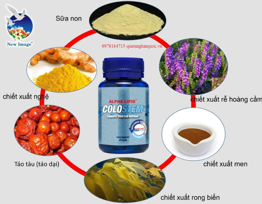 Sữa Non ALPHA LIPID COLOSTEM Ngăn Ngừa Hỗ Trợ Ung Thư (60 viên / lọ )