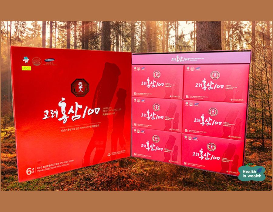 Tinh Chất Hồng Sâm 100% Korean Red Ginseng 100 BIO-SCIENCE - Giá siêu rẻ