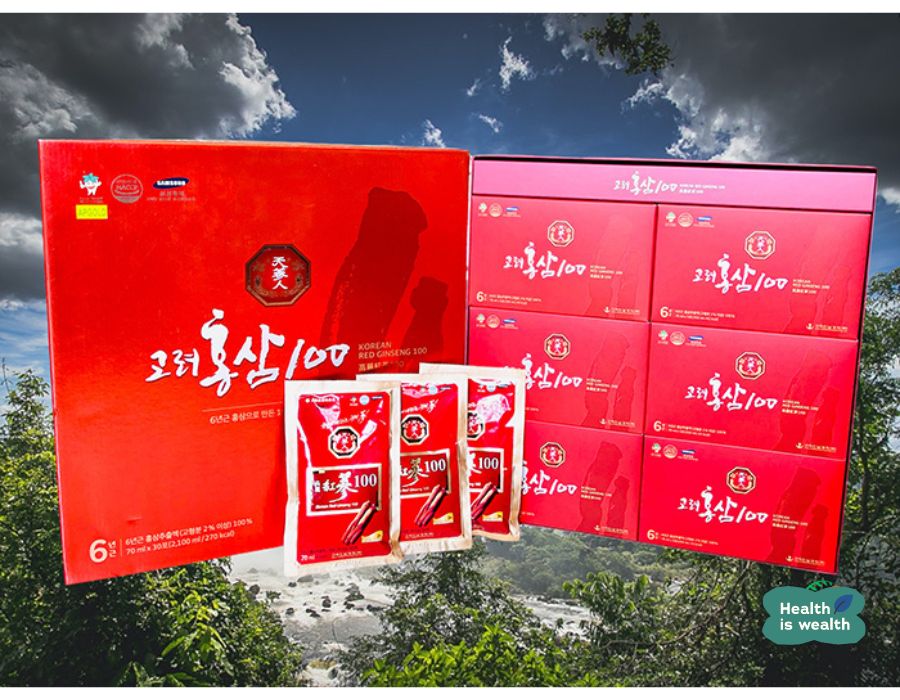 Tinh Chất Hồng Sâm 100% Korean Red Ginseng 100 BIO-SCIENCE - Giá siêu rẻ