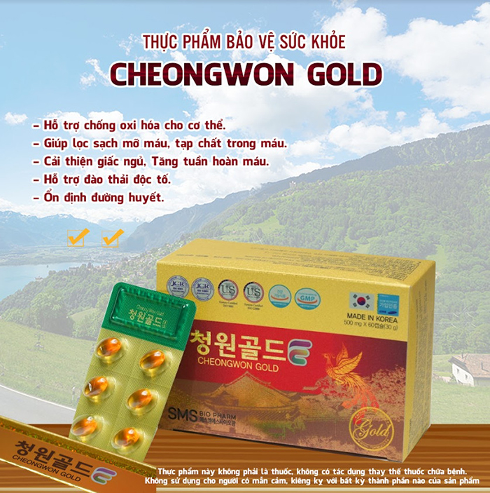 Tinh Dầu Thông Đỏ Chính Phủ Cheongwon Gold Hàn Quốc Hình Phượng Hoàng - Giá tốt