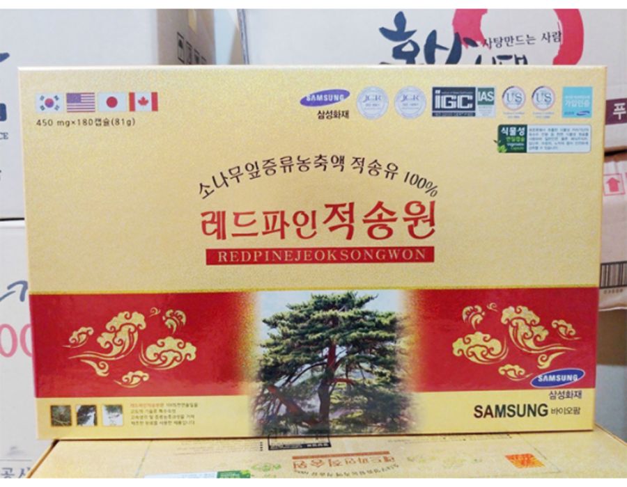 Tinh Dầu Thông Đỏ Chính Phủ Hàn Quốc Red Pine Jeok Song Won - Giá sale sập sàn