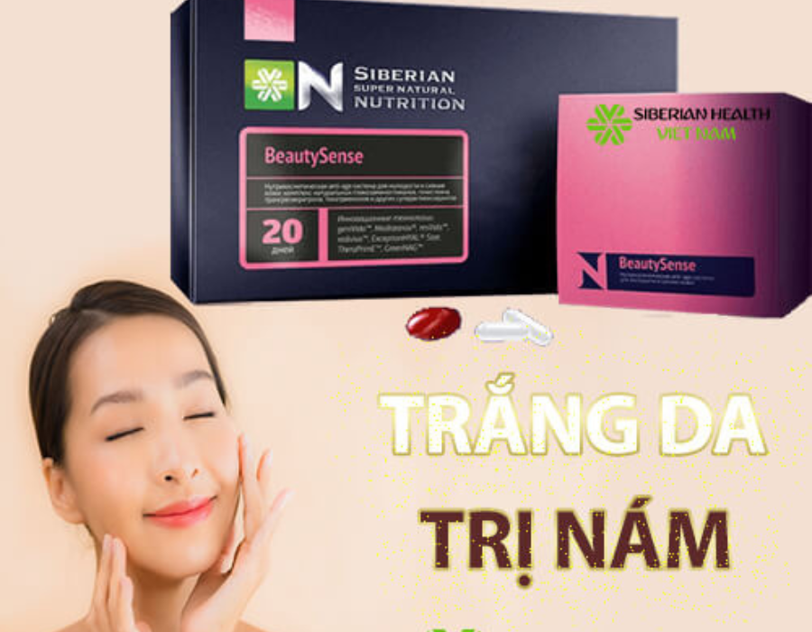 Viên Uống BEAUTY SENSE SIBERIAN Tăng Sáng Và Độ Đàn Hồi Của Làn Da (3 viên / túi)