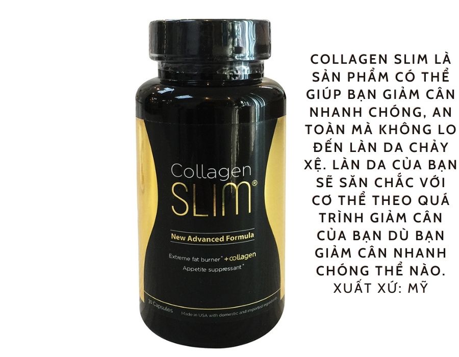 Collagen Slim Nhập khẩu Mỹ - Giảm Cân Đẹp D