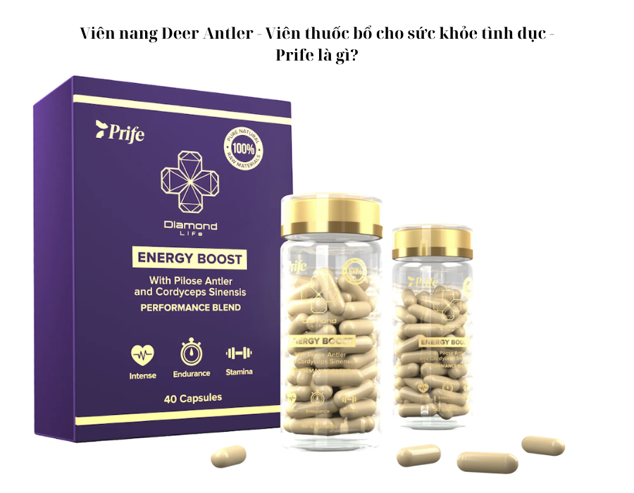 Viên nang Deer Antler - Viên thuốc bổ cho sức khỏe tình dục - Prife là gì?