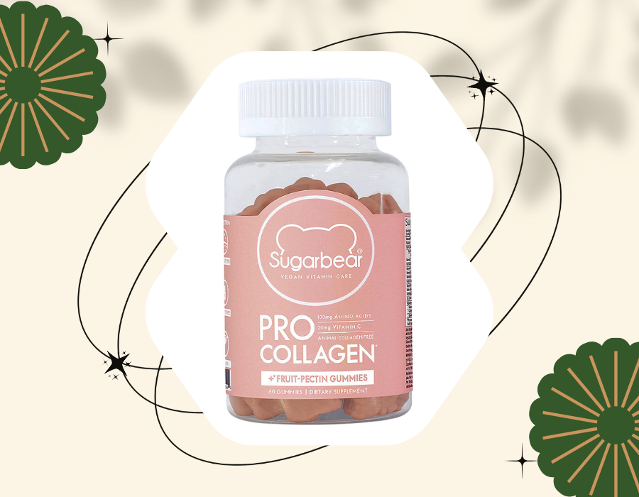 Sugarbear Pro Collagen – Kẹo Gấu Mỹ Bổ Sung Collagen 60 Viên