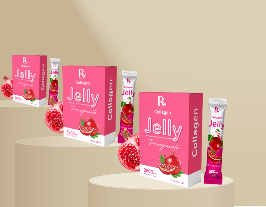 Thạch Trắng Da Collagen Jelly Thụy Sĩ - Giao Hàng Nhanh Chóng