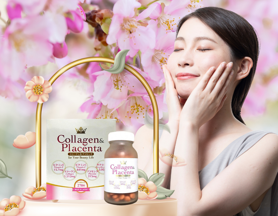 Viên Uống Collagen Placenta 5 in 1 Nhật Bản Chống Lão Hóa - Giao Hàng Nhanh Chóng