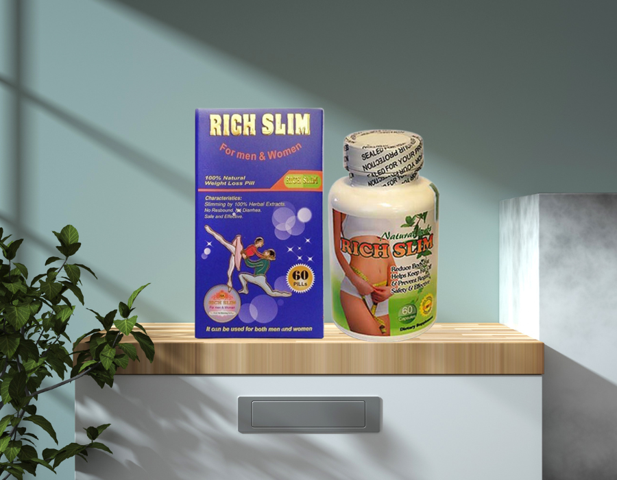 Viên Uống Giảm Cân Rich Slim USA Giúp Đốt Cháy Mỡ Thừa - Giao Hàng Nhanh Chóng