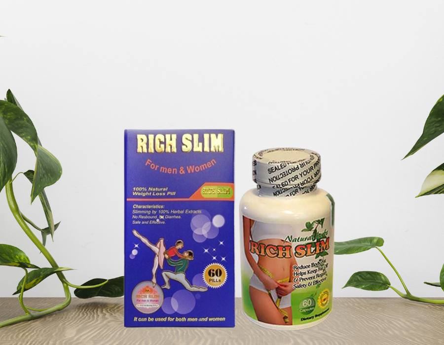 Viên Uống Giảm Cân Rich Slim USA Giúp Đốt Cháy Mỡ Thừa - Giao Hàng Nhanh Chóng