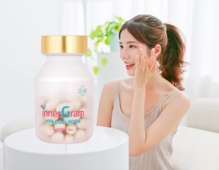 Viên Uống Inner Gram Vita Collagen Hàn Quốc Giúp Cấp Nước Cho Da - Giao Hàng Nhanh Chóng