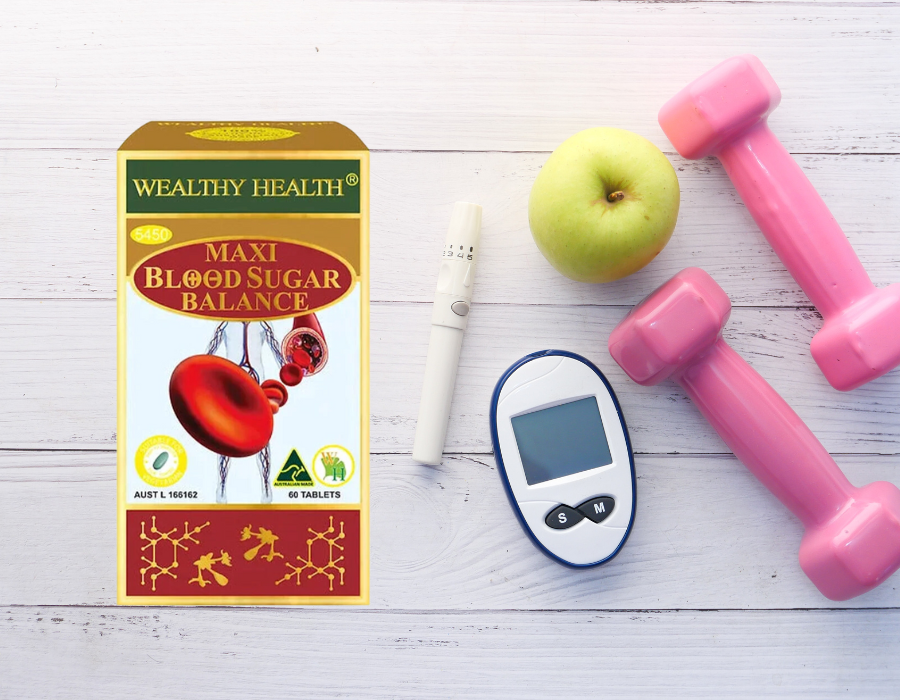 Viên Uống Maxi Blood Sugar Balance Wealthy Health Từ Úc Giúp Phòng Ngừa Tiểu Đường - Giao Hàng Nhanh Chóng