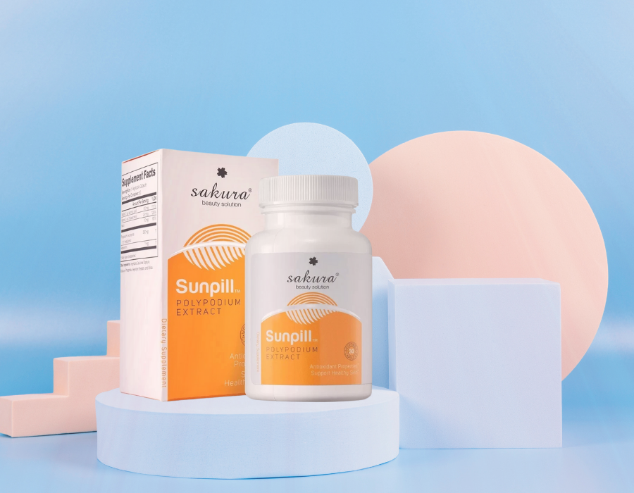 Viên Uống Sakura Sunpill Japan Từ Thảo Dược Giúp Chống Nắng Toàn Thân